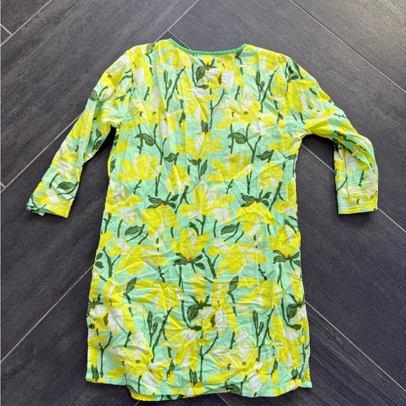 j crew floral tunic coverup - XS petite - Picture 4 of 4